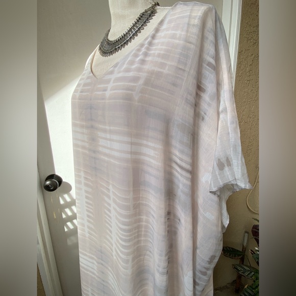 h by halston goddess gown kaftan dress sz. 4 - Picture 2 of 14